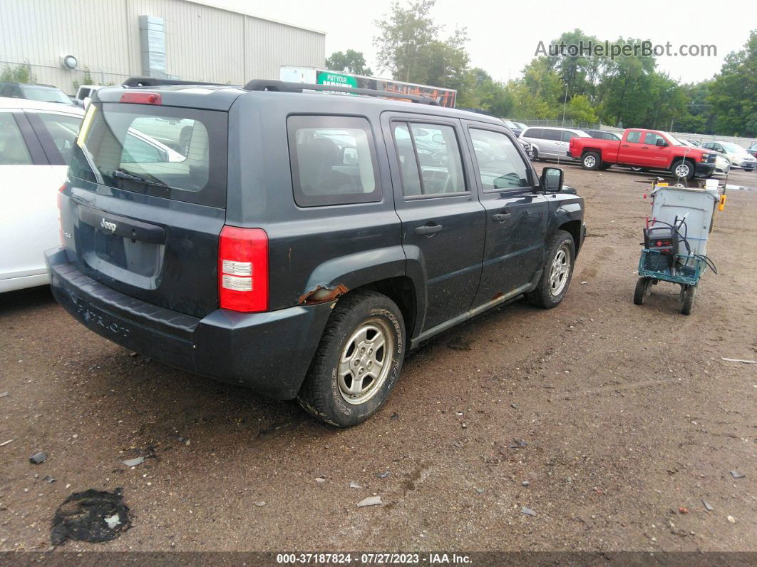 2008 Jeep Patriot Sport Black vin: 1J8FF28WX8D662887