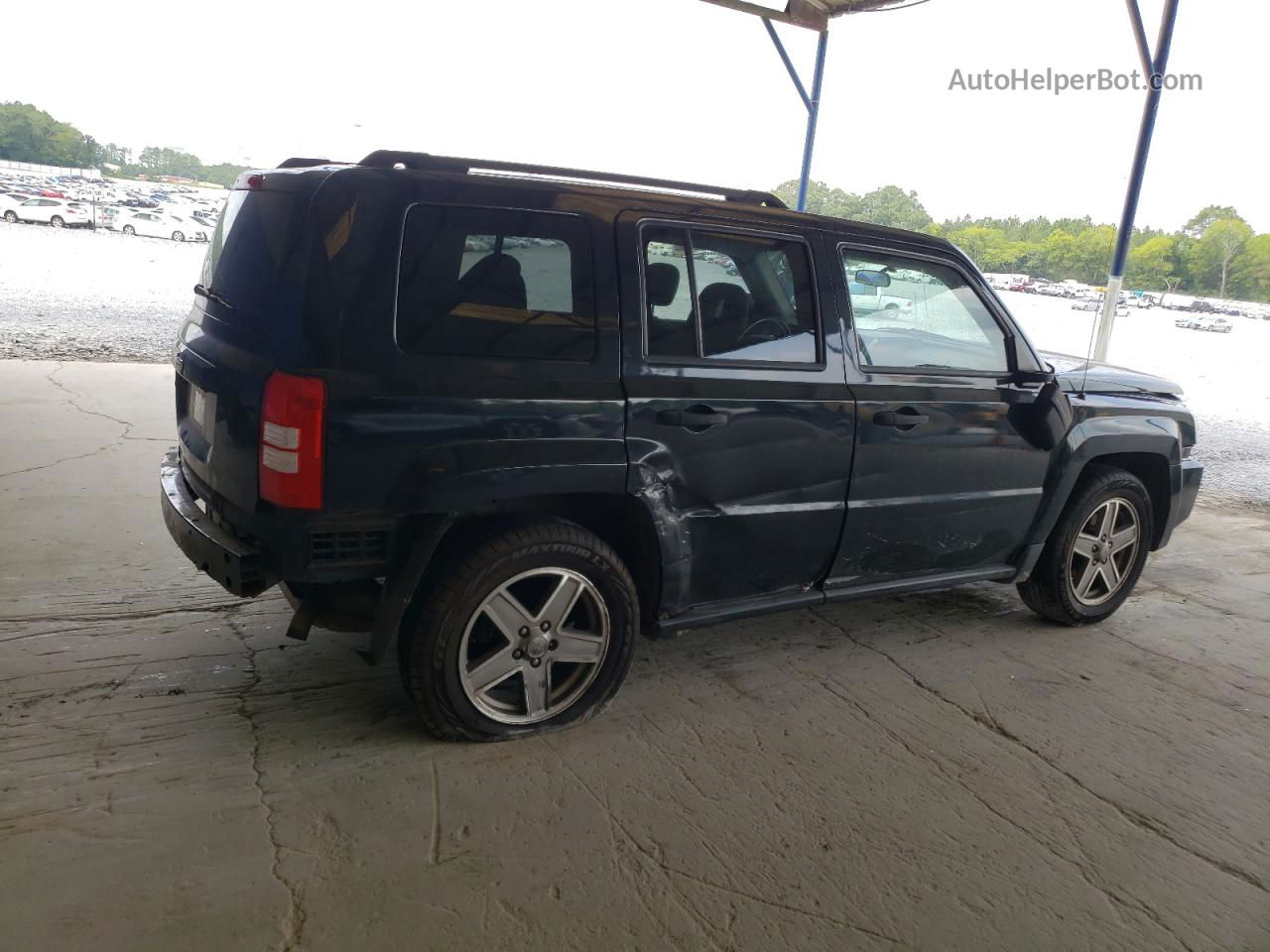 2008 Jeep Patriot Sport Black vin: 1J8FF28WX8D701817