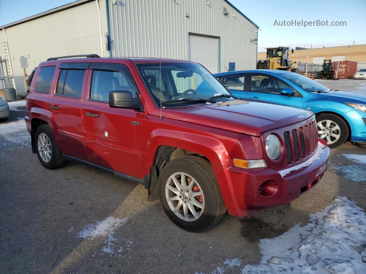 2008 Jeep Patriot Sport Maroon vin: 1J8FF28WX8D786805