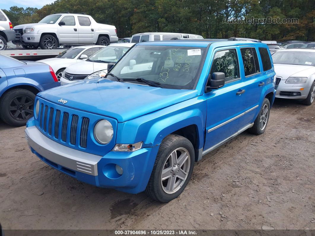 2008 Jeep Patriot Limited Blue vin: 1J8FF48W18D513408