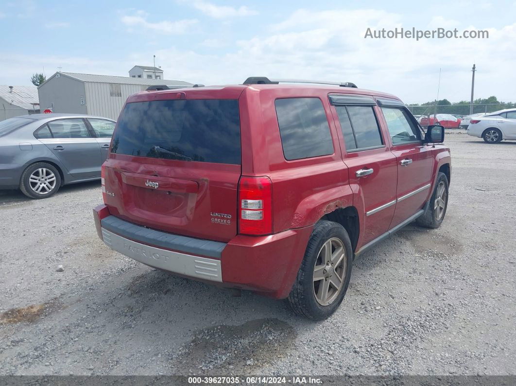 2008 Jeep Patriot Limited Red vin: 1J8FF48W18D514767