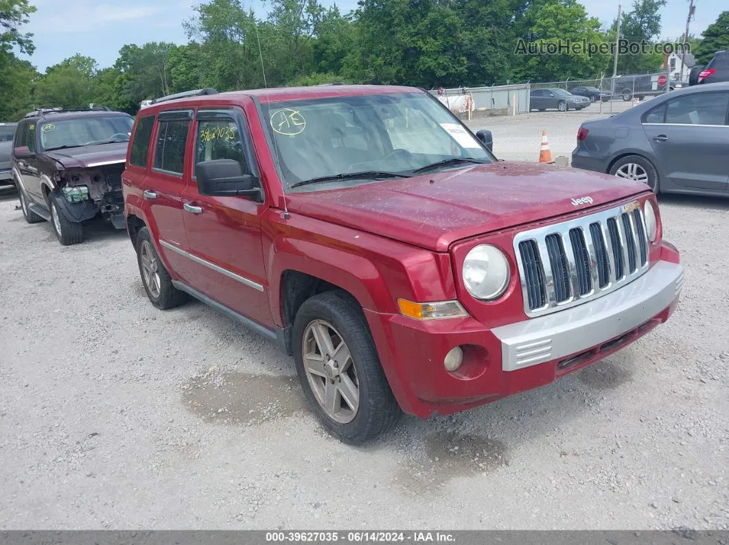 2008 Jeep Patriot Limited Red vin: 1J8FF48W18D514767