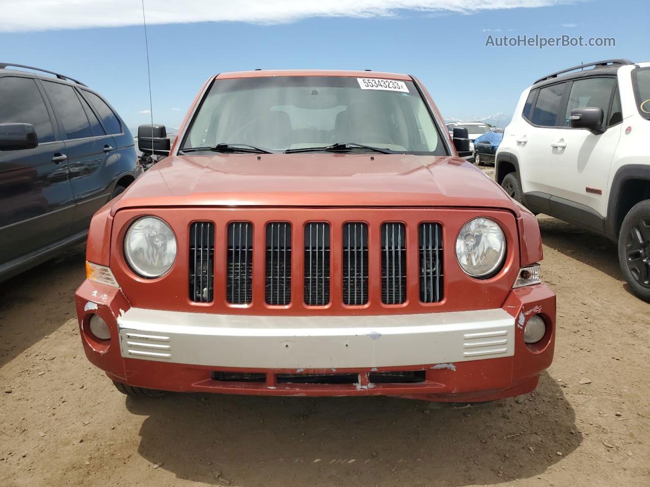 2008 Jeep Patriot Limited Orange vin: 1J8FF48W18D567131