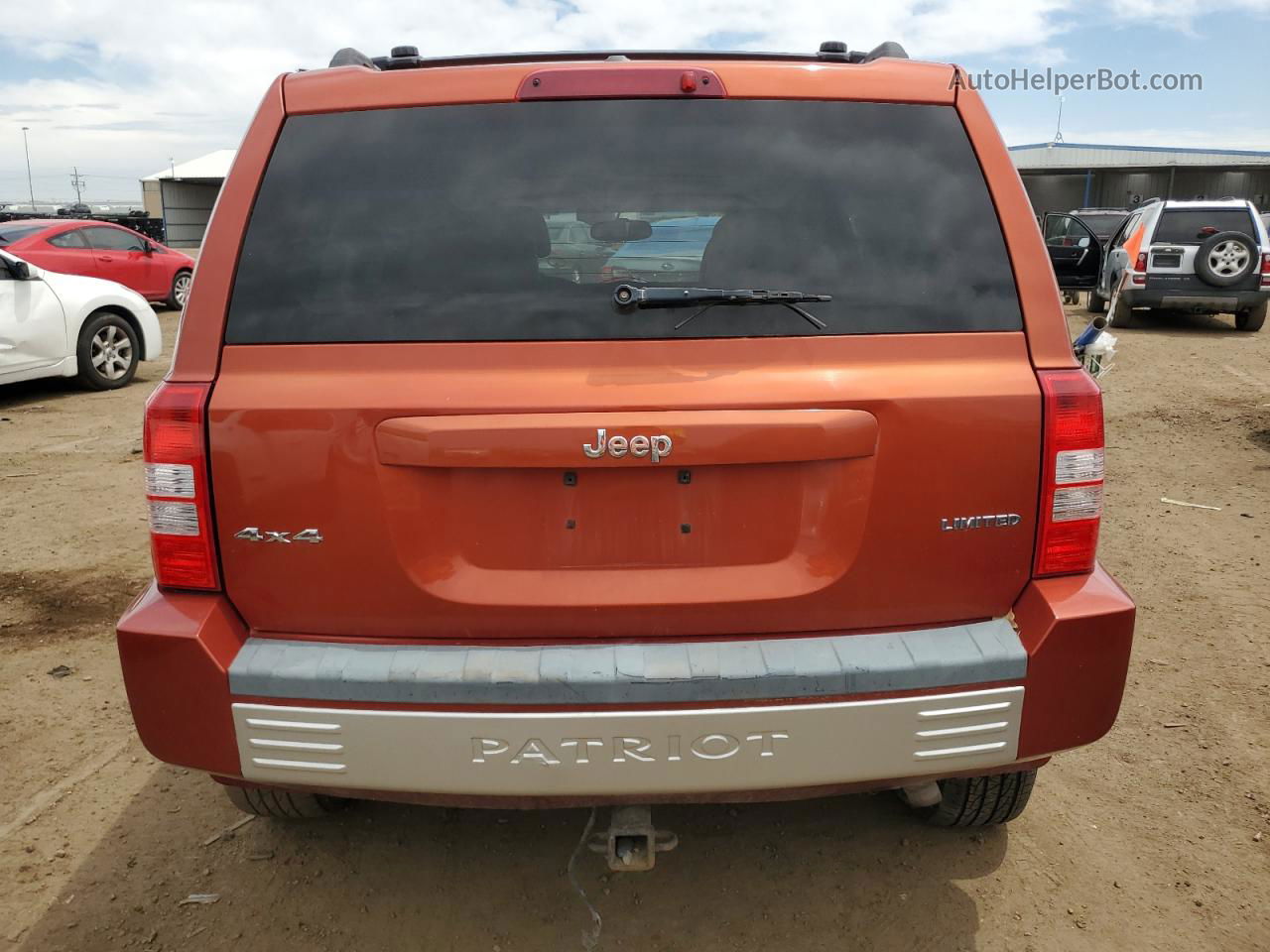 2008 Jeep Patriot Limited Orange vin: 1J8FF48W18D567131