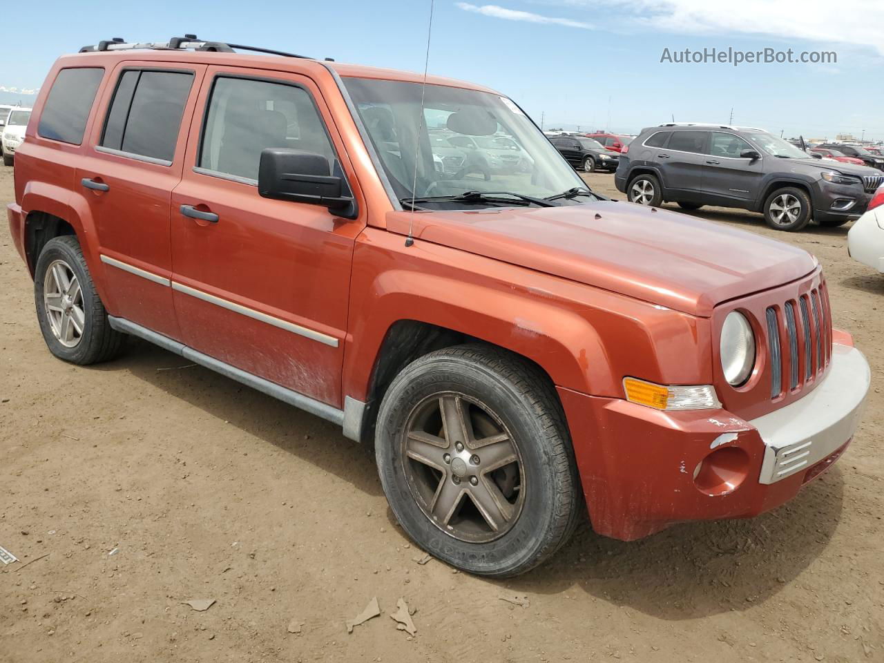 2008 Jeep Patriot Limited Orange vin: 1J8FF48W18D567131