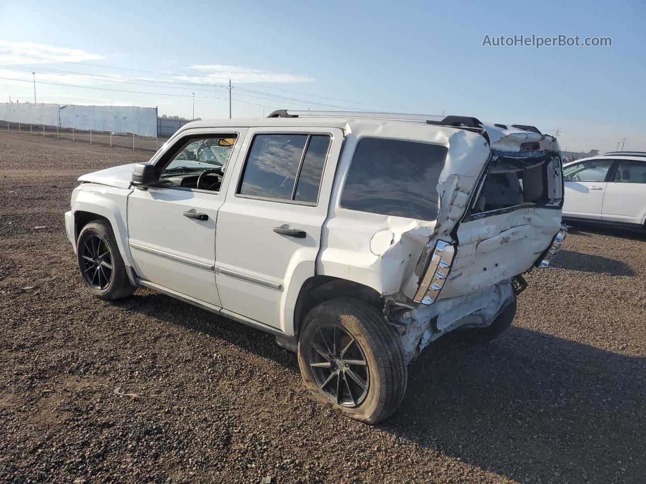 2008 Jeep Patriot Limited White vin: 1J8FF48W28D540102