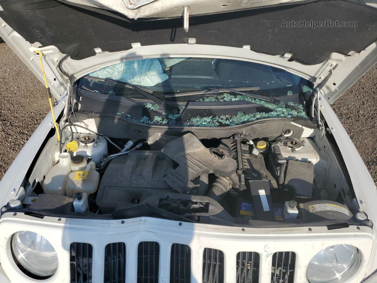 2008 Jeep Patriot Limited White vin: 1J8FF48W28D540102