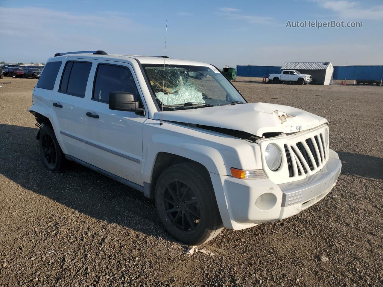 2008 Jeep Patriot Limited White vin: 1J8FF48W28D540102