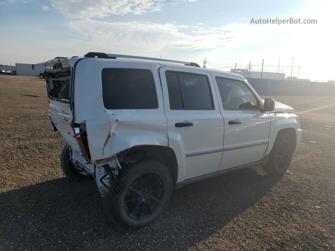 2008 Jeep Patriot Limited White vin: 1J8FF48W28D540102