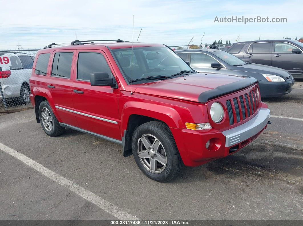 2008 Jeep Patriot Limited Red vin: 1J8FF48W38D514480