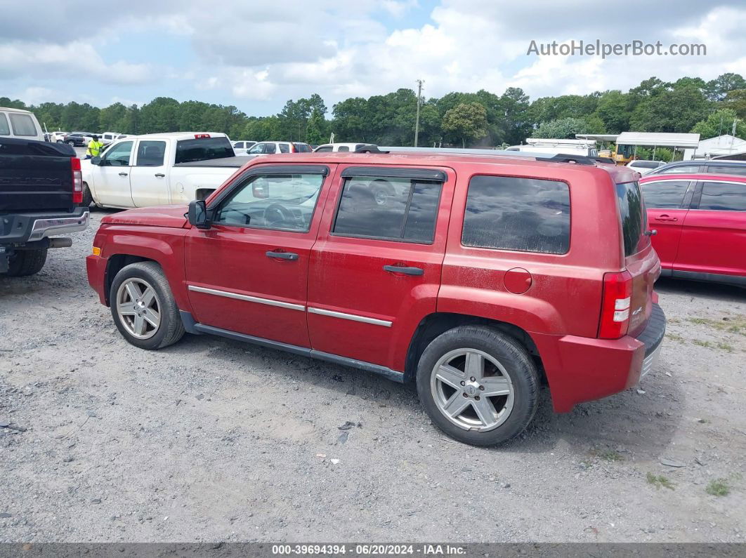 2008 Jeep Patriot Limited Red vin: 1J8FF48W48D542353