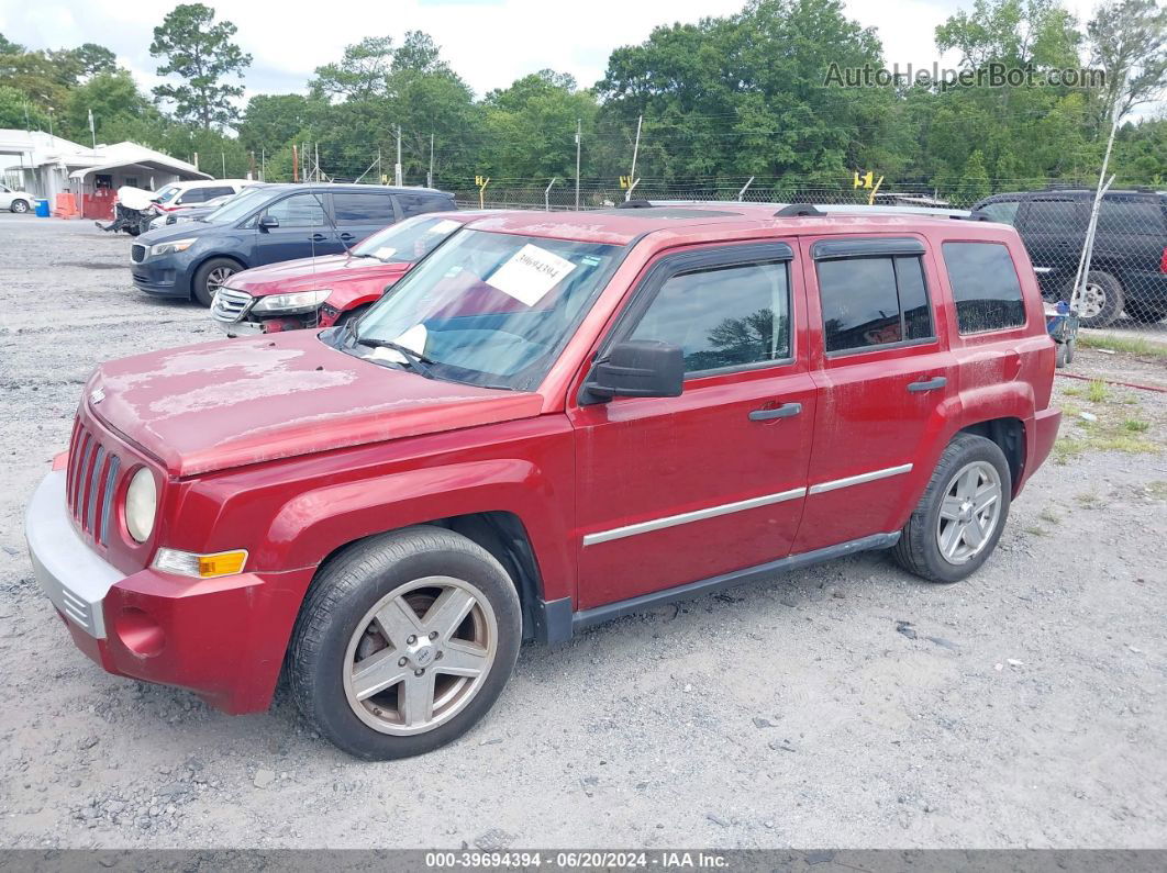 2008 Jeep Patriot Limited Red vin: 1J8FF48W48D542353