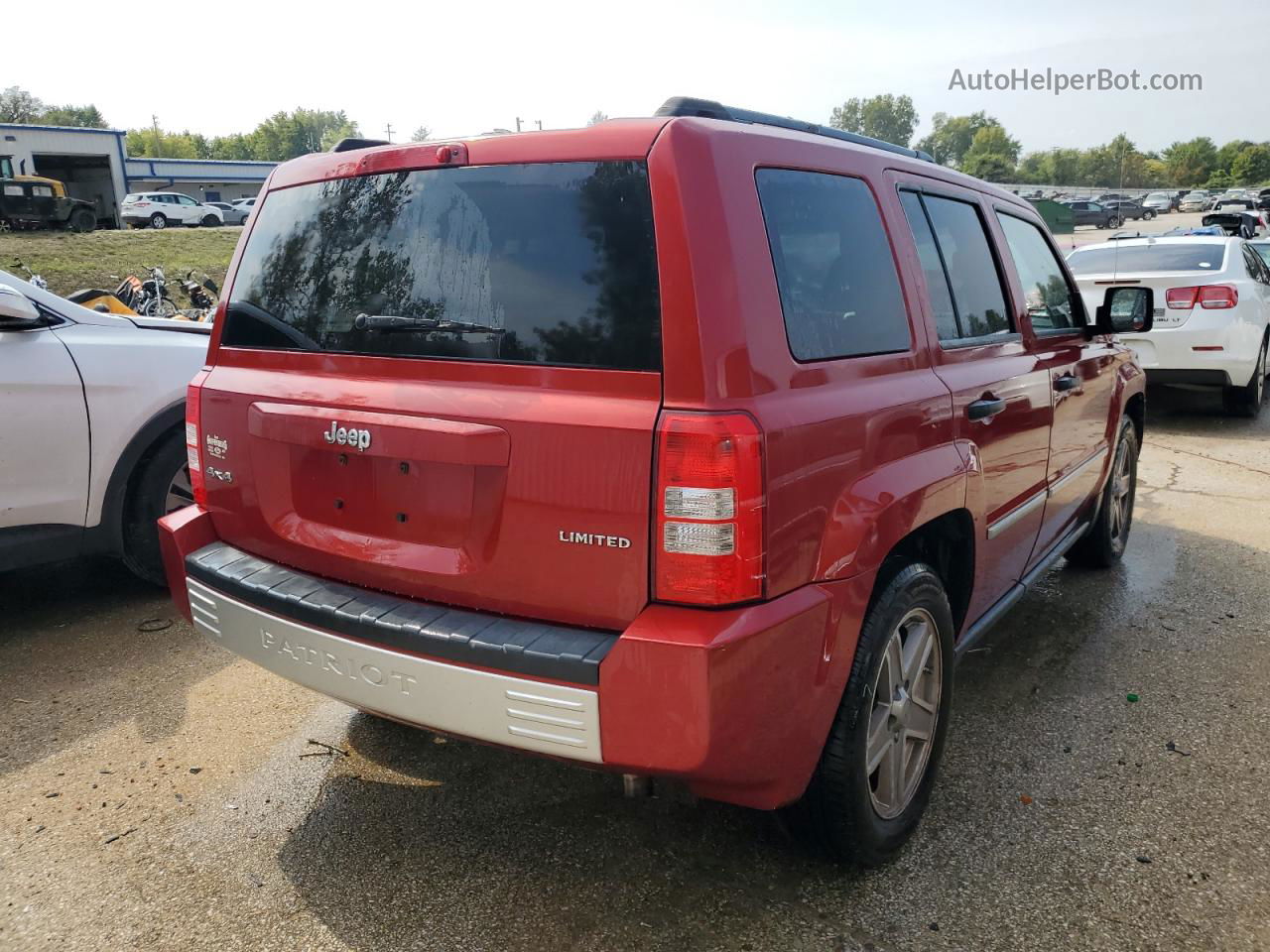 2008 Jeep Patriot Limited Red vin: 1J8FF48W78D549328