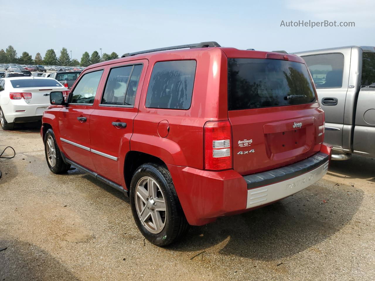 2008 Jeep Patriot Limited Red vin: 1J8FF48W78D549328