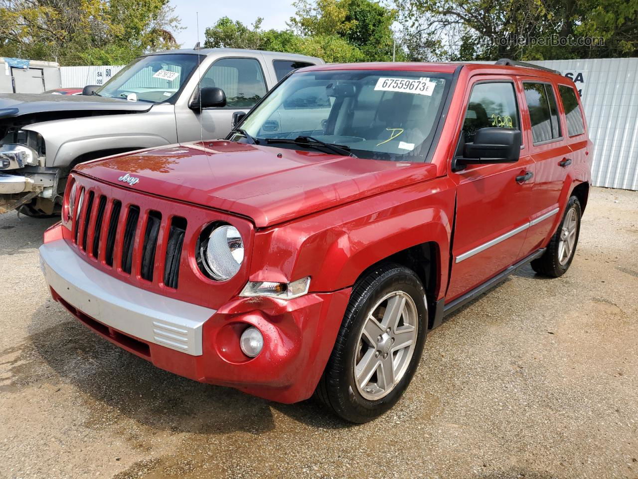 2008 Jeep Patriot Limited Red vin: 1J8FF48W78D549328