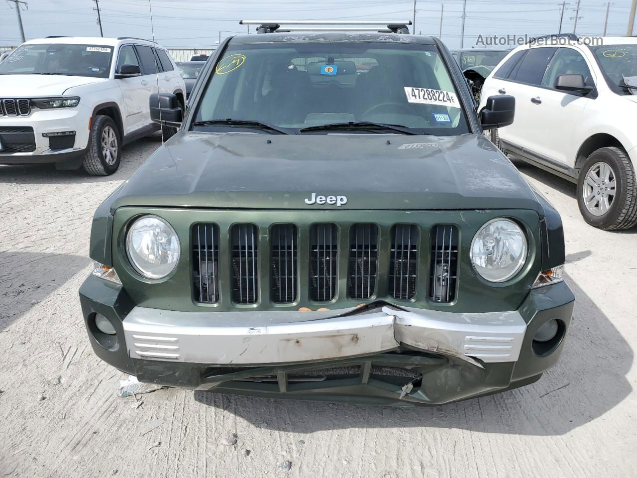 2008 Jeep Patriot Limited Green vin: 1J8FF48W88D579714