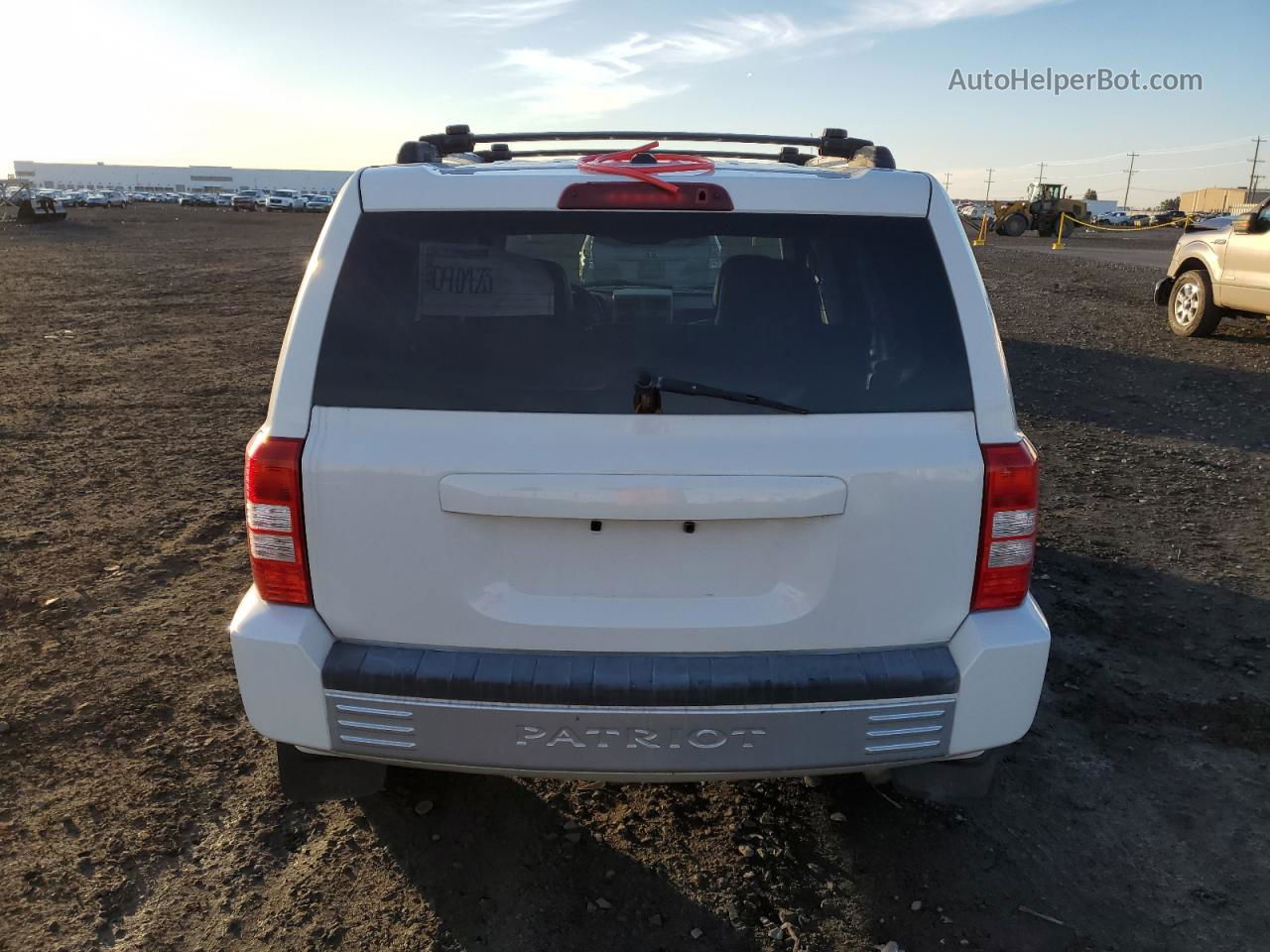 2008 Jeep Patriot Limited White vin: 1J8FF48W88D607947