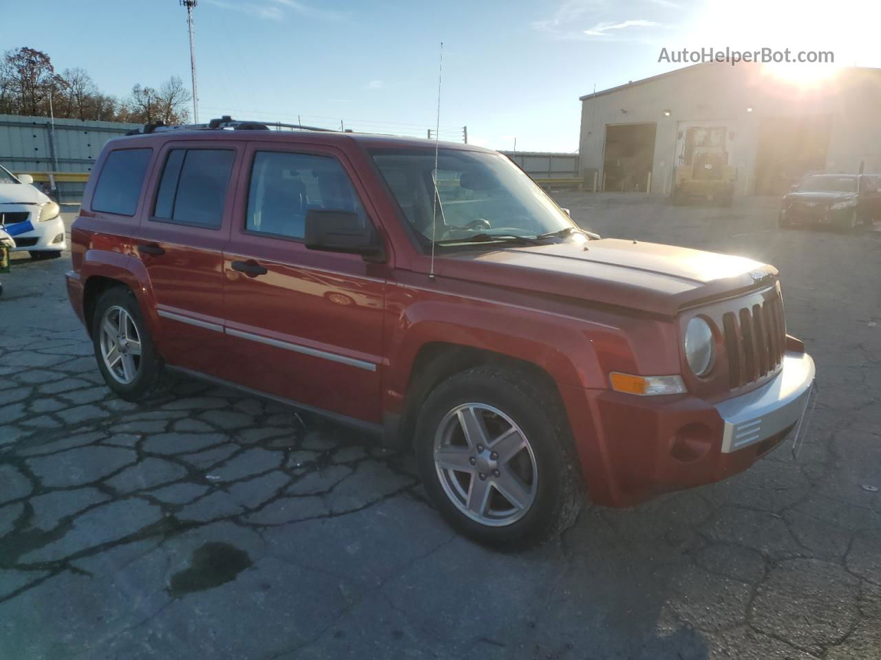 2008 Jeep Patriot Limited Red vin: 1J8FF48W88D642603