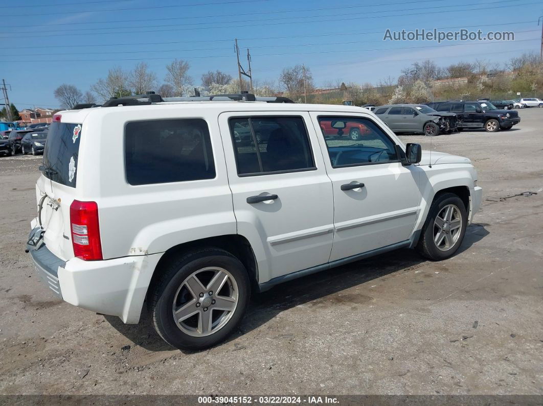 2008 Jeep Patriot Limited White vin: 1J8FF48W88D713718