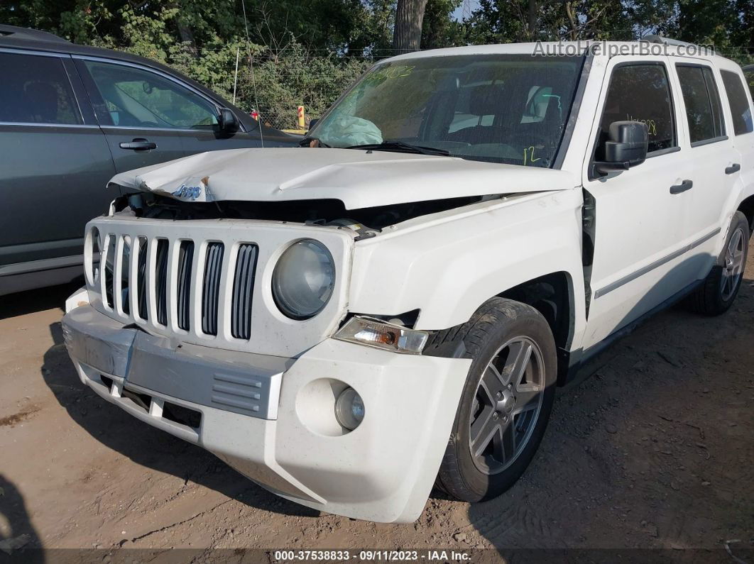 2008 Jeep Patriot Limited White vin: 1J8FF48W88D759050