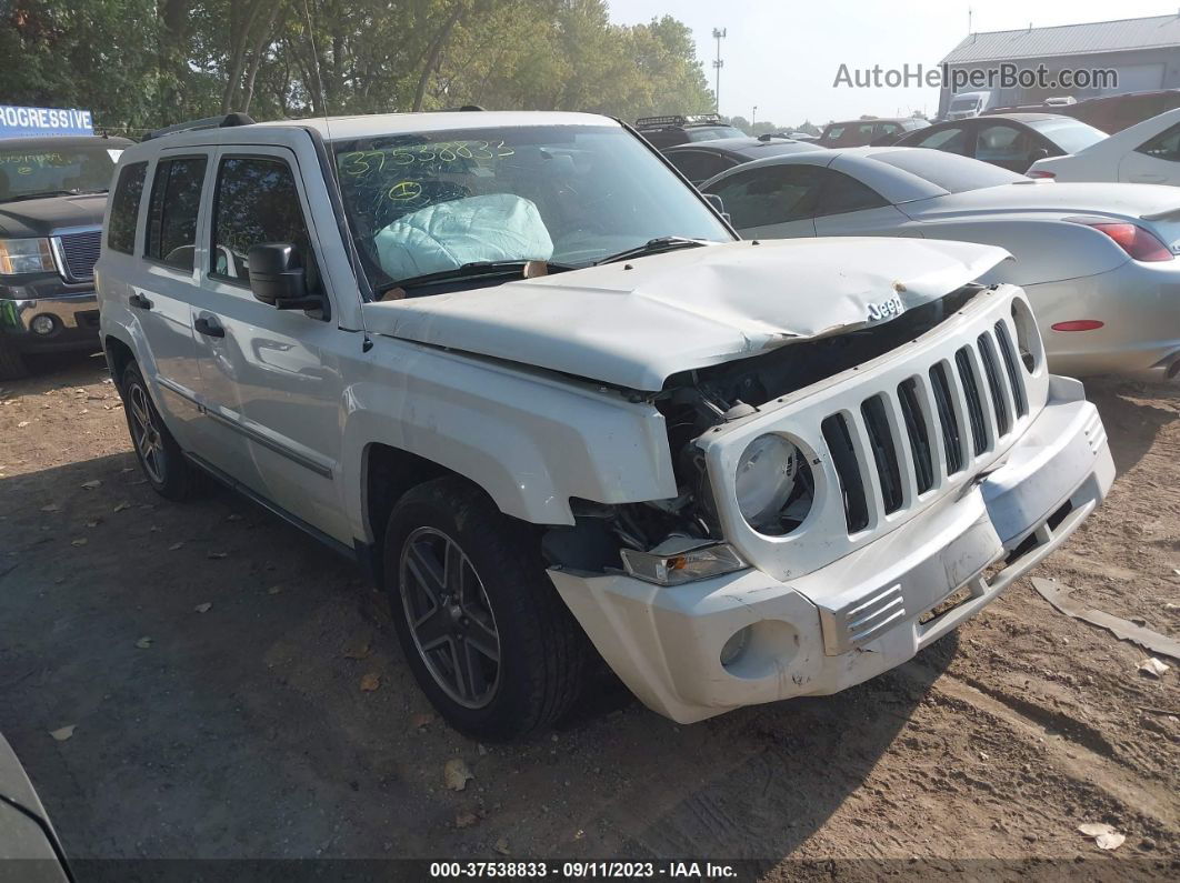 2008 Jeep Patriot Limited White vin: 1J8FF48W88D759050