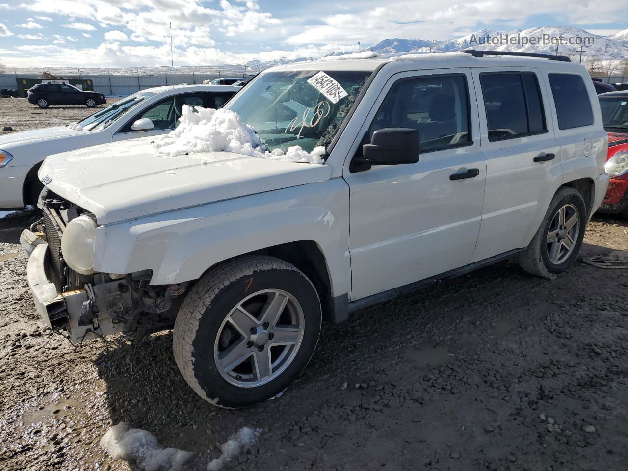 2008 Jeep Patriot Limited Белый vin: 1J8FF48W98D541196