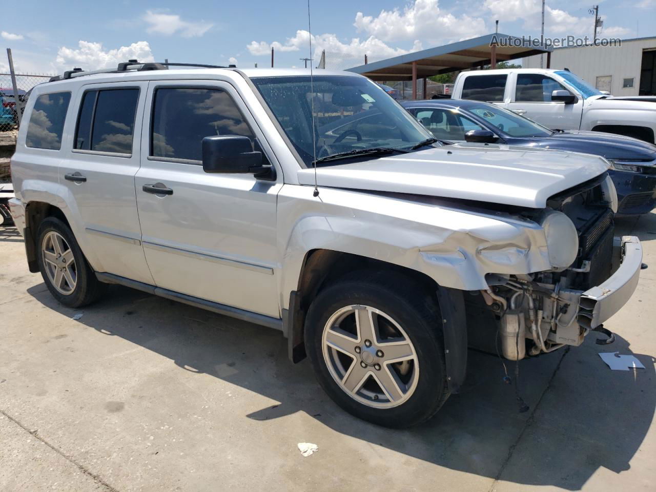 2008 Jeep Patriot Limited Silver vin: 1J8FF48W98D687534