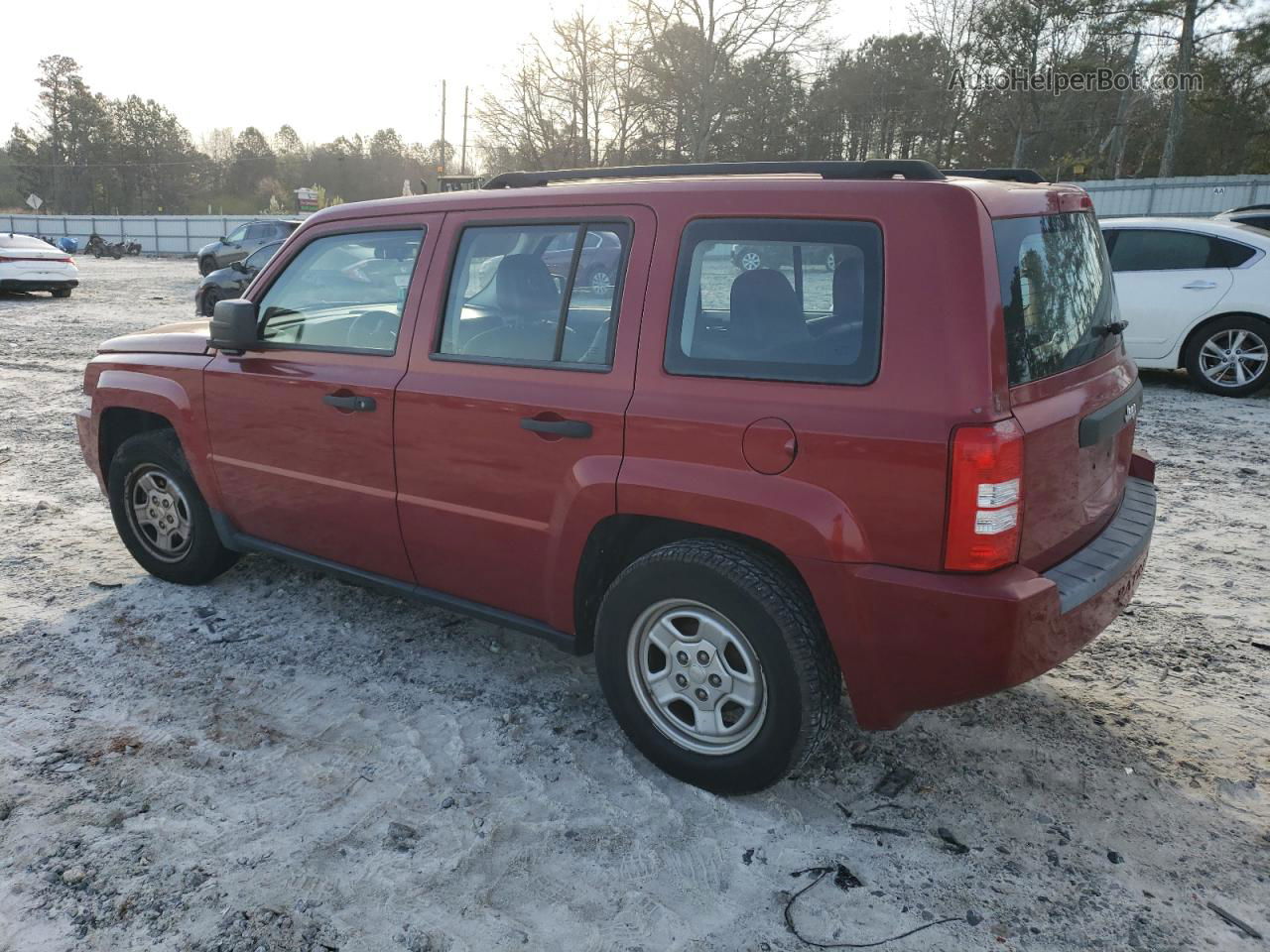 2008 Jeep Patriot Sport Burgundy vin: 1J8FT28018D748528