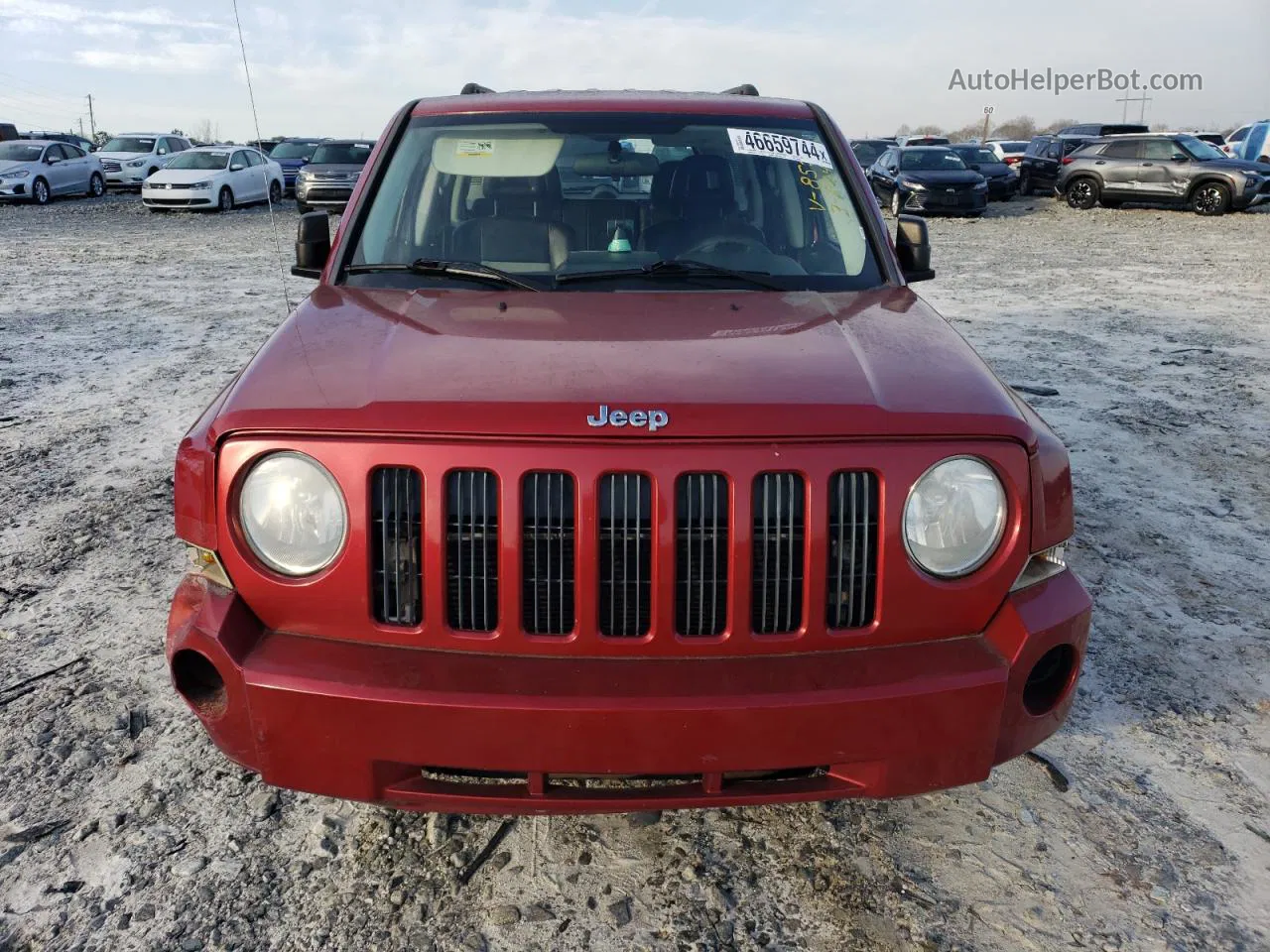 2008 Jeep Patriot Sport Burgundy vin: 1J8FT28018D748528