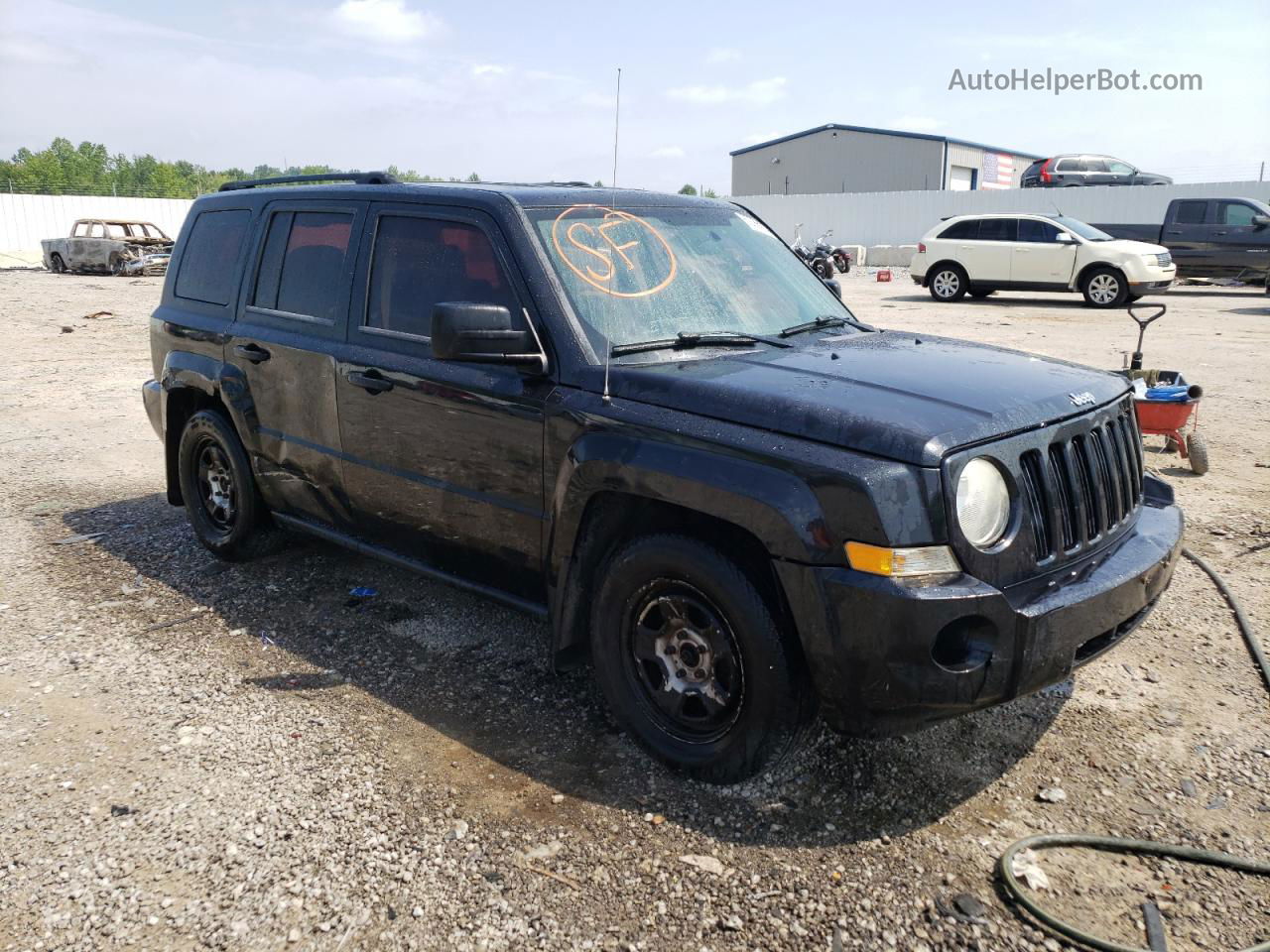 2008 Jeep Patriot Sport Black vin: 1J8FT28018D783604