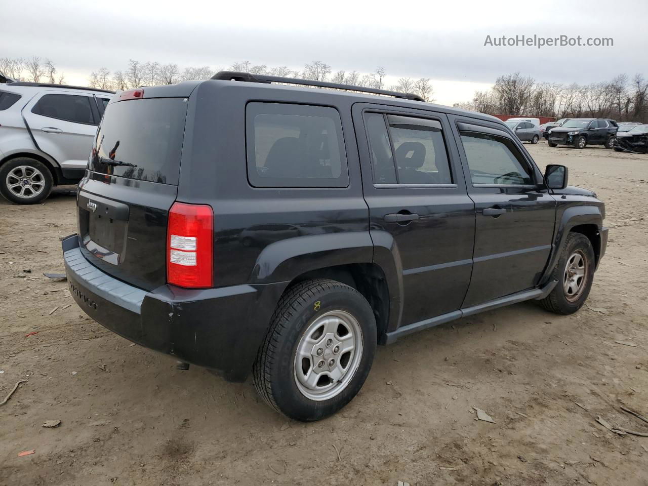 2008 Jeep Patriot Sport Black vin: 1J8FT28038D589222