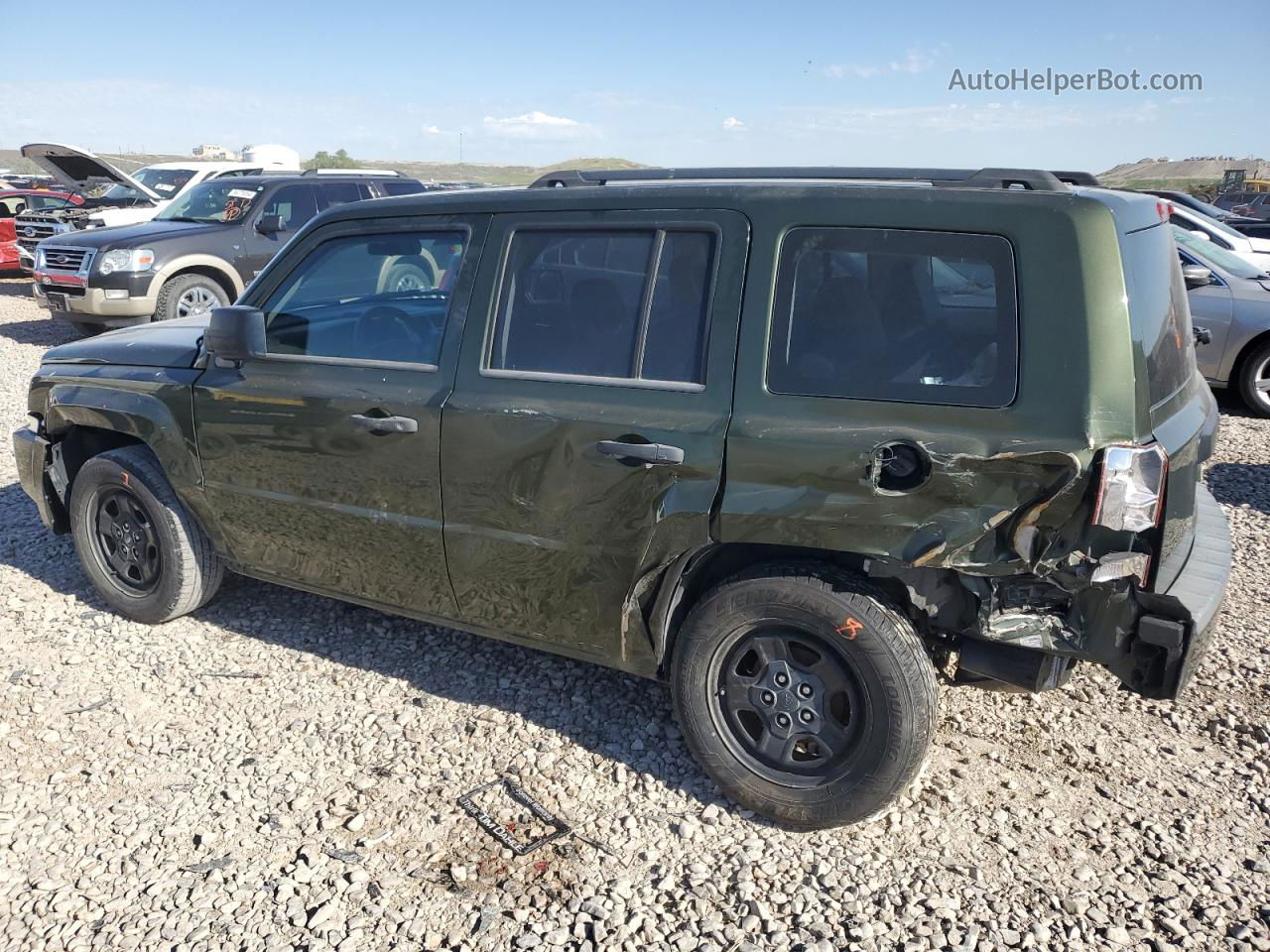 2008 Jeep Patriot Sport Green vin: 1J8FT28048D716821