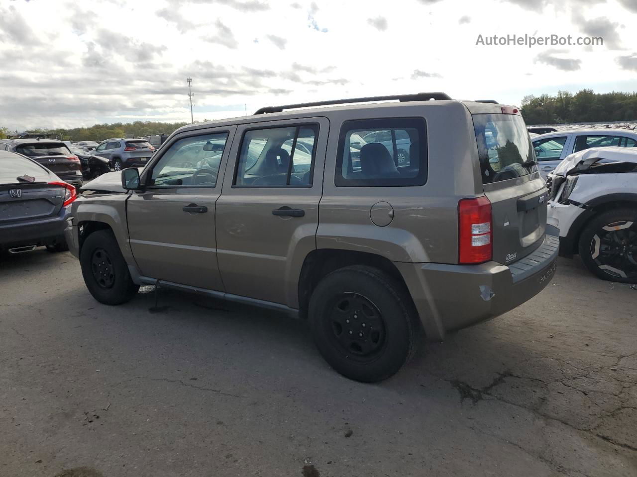 2008 Jeep Patriot Sport Brown vin: 1J8FT28058D711093