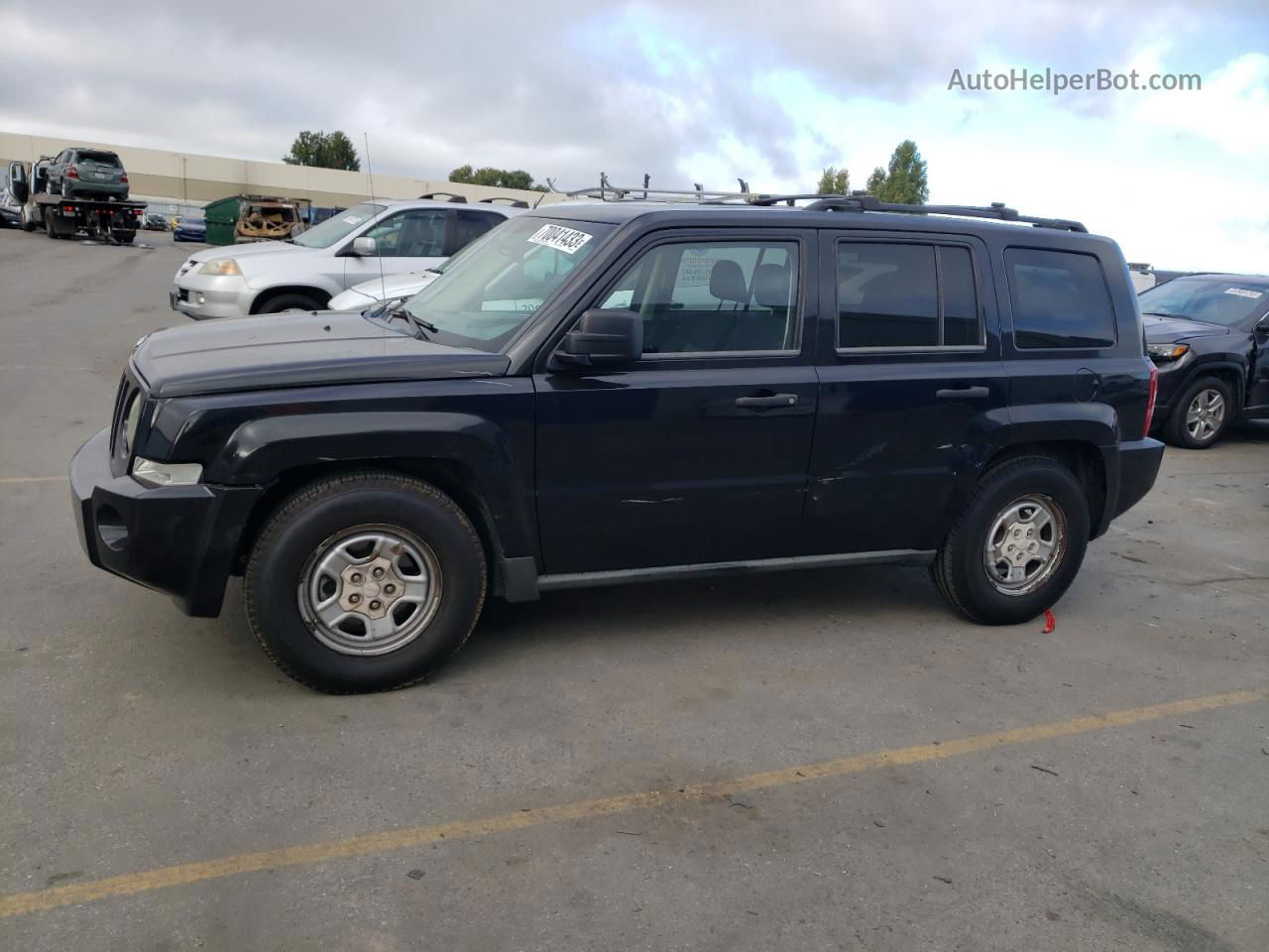 2008 Jeep Patriot Sport Black vin: 1J8FT28068D540399