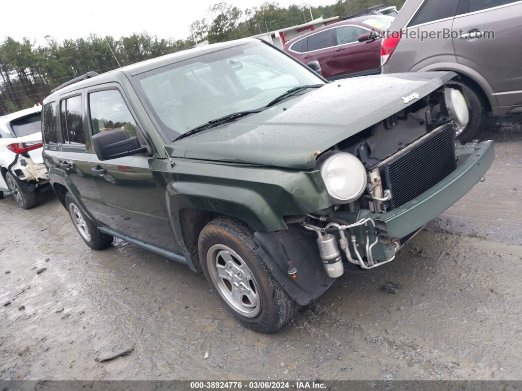 2008 Jeep Patriot Sport Green vin: 1J8FT28068D589005