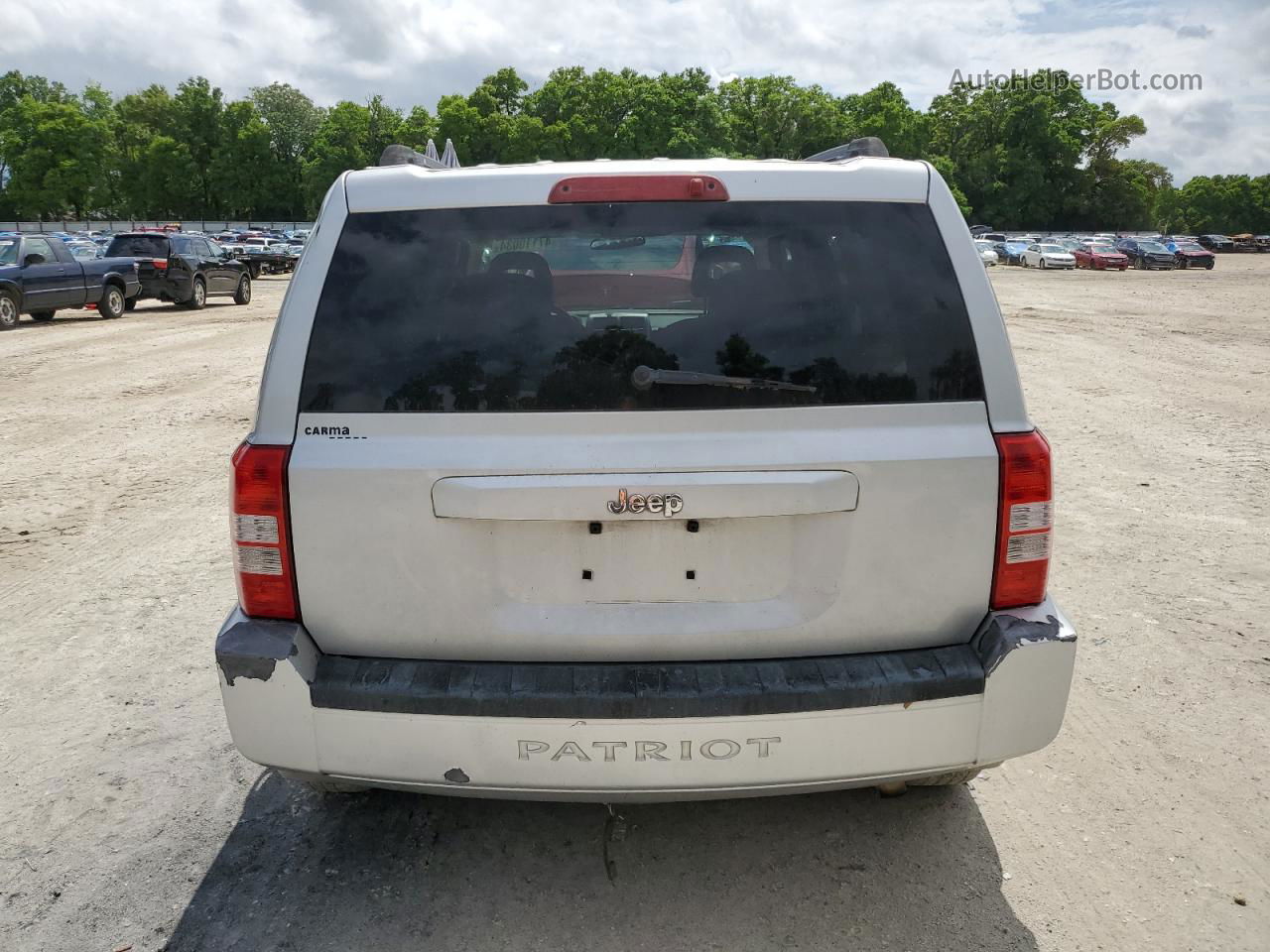 2008 Jeep Patriot Sport Silver vin: 1J8FT28068D644438