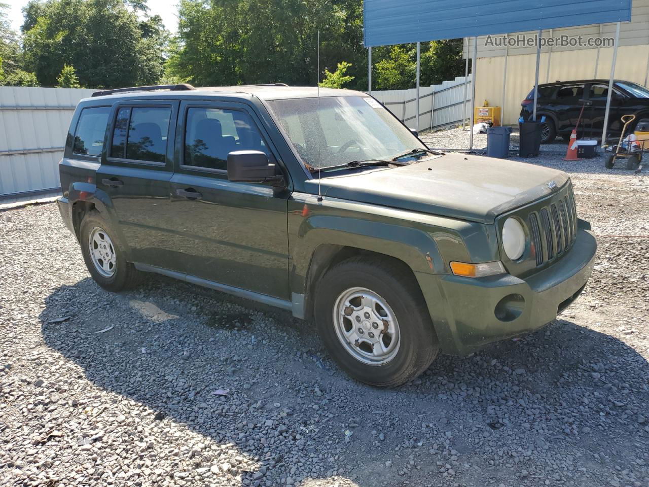 2008 Jeep Patriot Sport Green vin: 1J8FT28068D746984