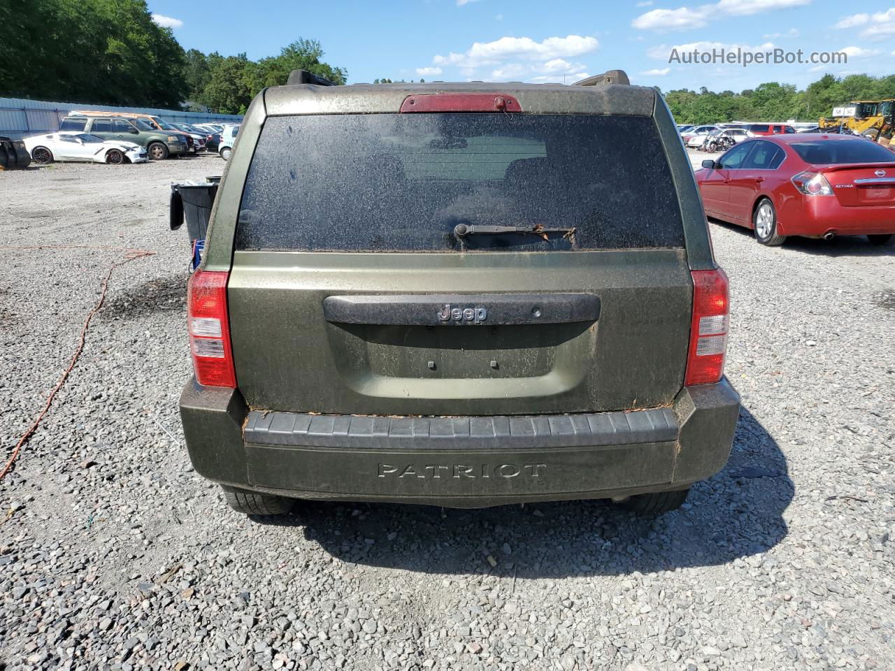 2008 Jeep Patriot Sport Green vin: 1J8FT28068D746984