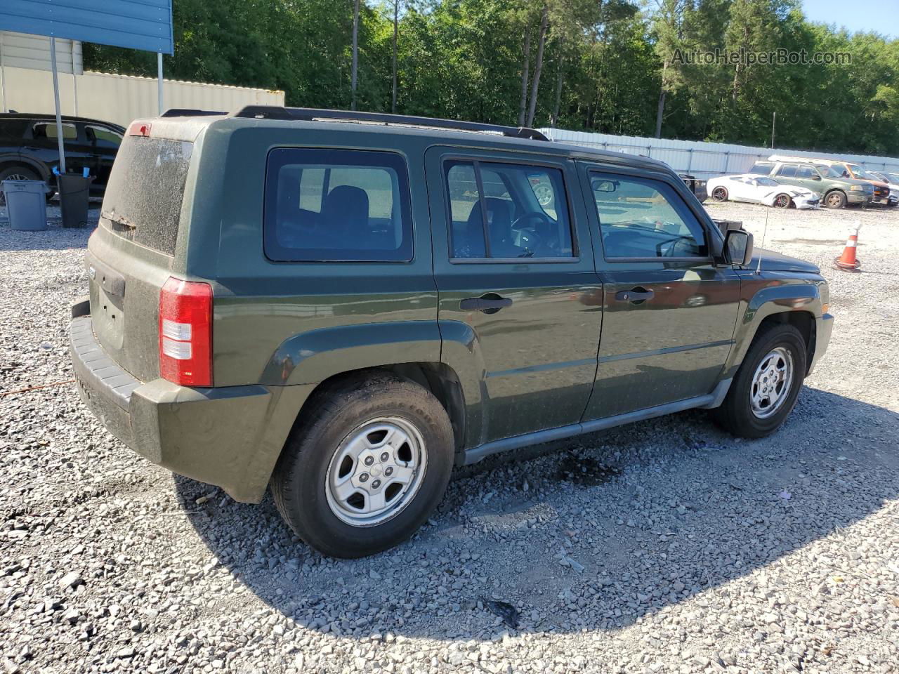 2008 Jeep Patriot Sport Green vin: 1J8FT28068D746984