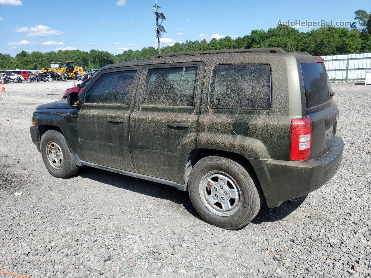 2008 Jeep Patriot Sport Green vin: 1J8FT28068D746984