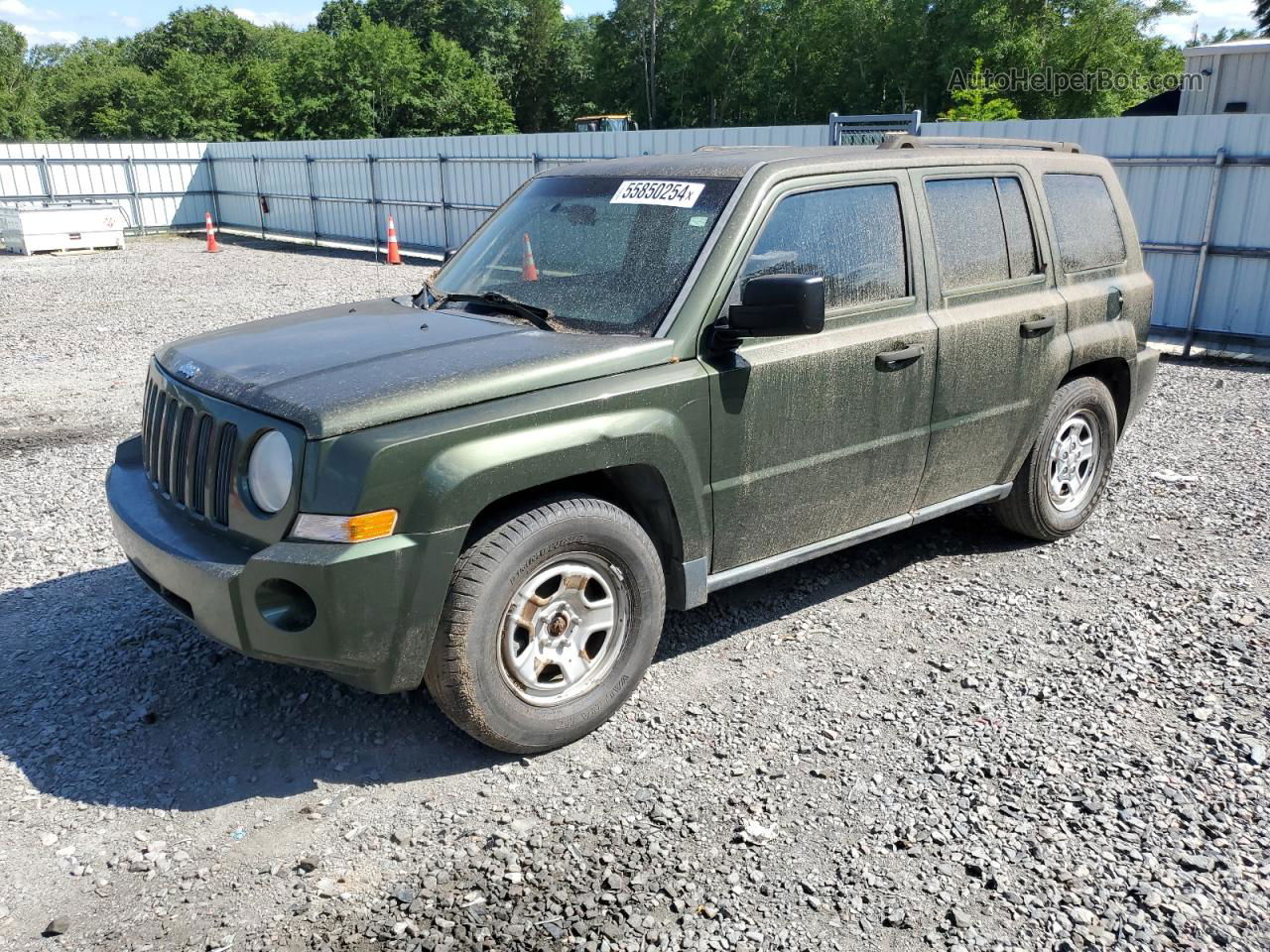 2008 Jeep Patriot Sport Green vin: 1J8FT28068D746984