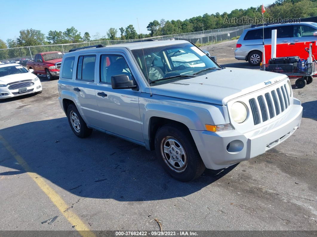 2008 Jeep Patriot Sport Silver vin: 1J8FT28068D785221