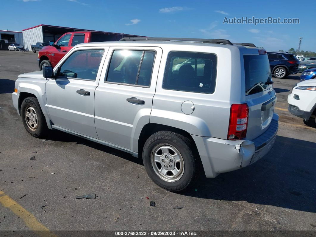 2008 Jeep Patriot Sport Silver vin: 1J8FT28068D785221