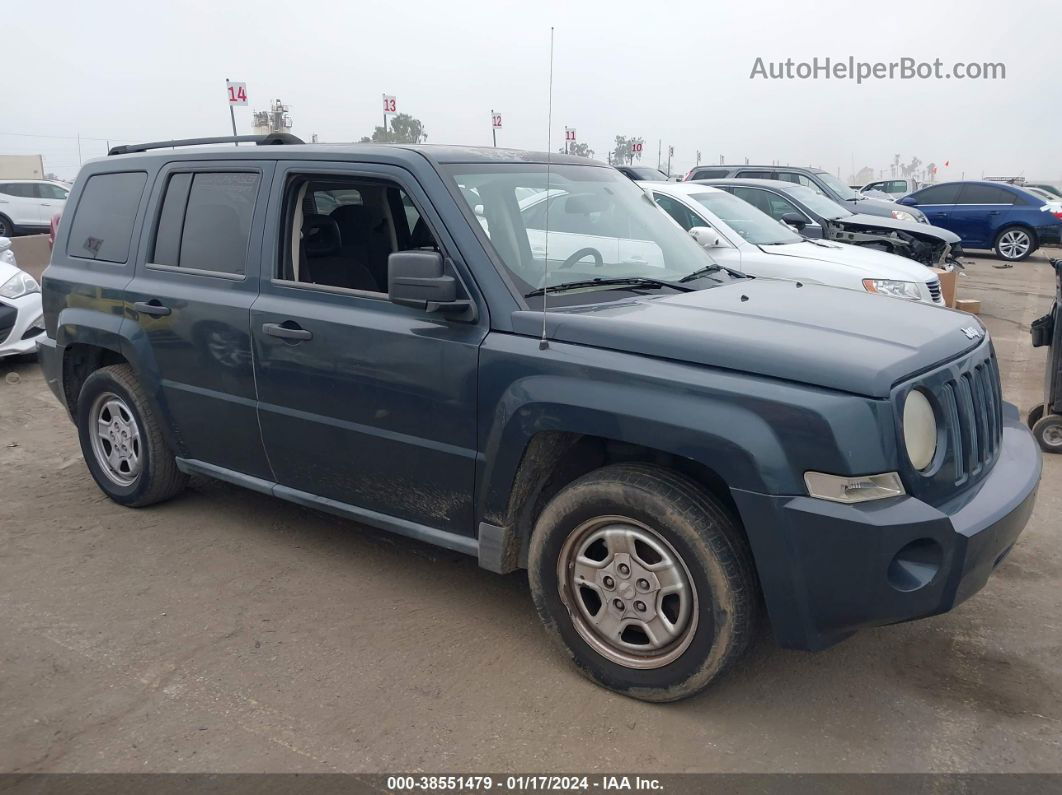 2008 Jeep Patriot Sport Blue vin: 1J8FT28078D520145