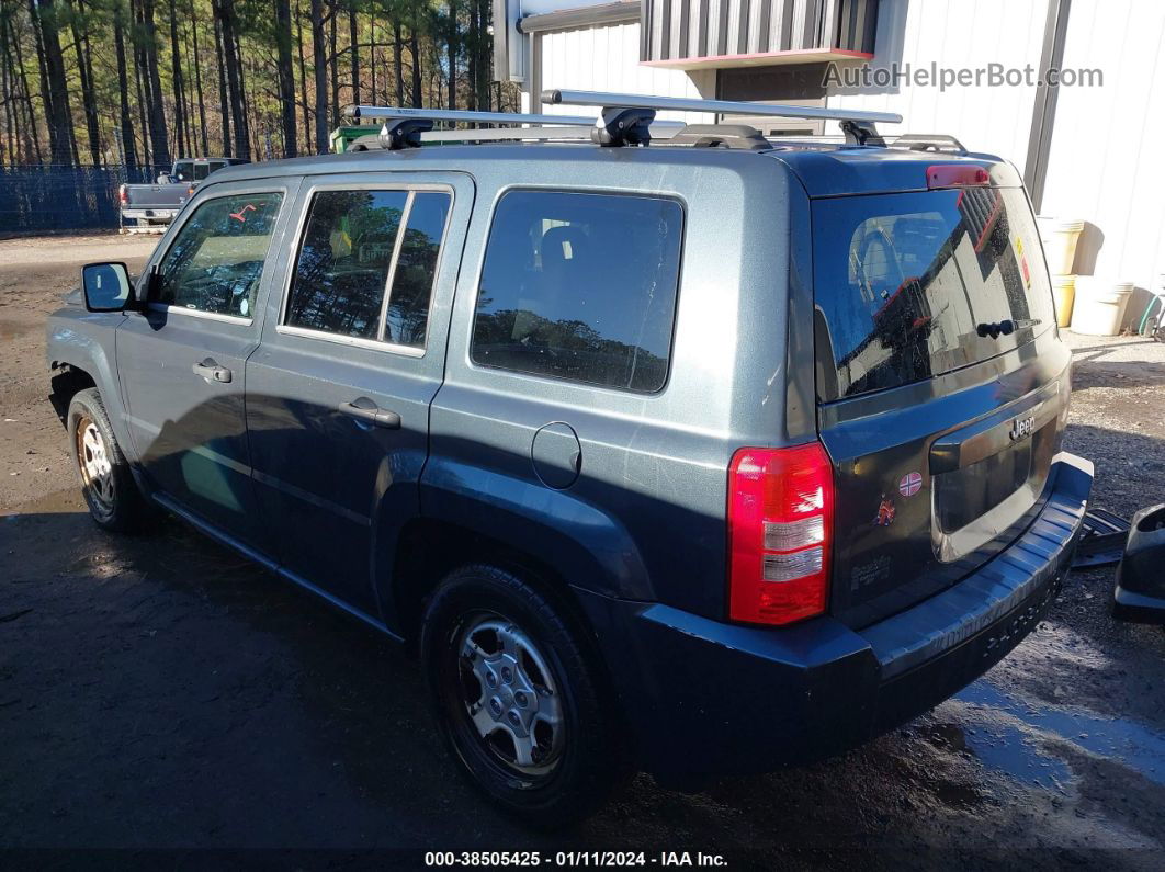 2008 Jeep Patriot Sport Blue vin: 1J8FT28078D622769