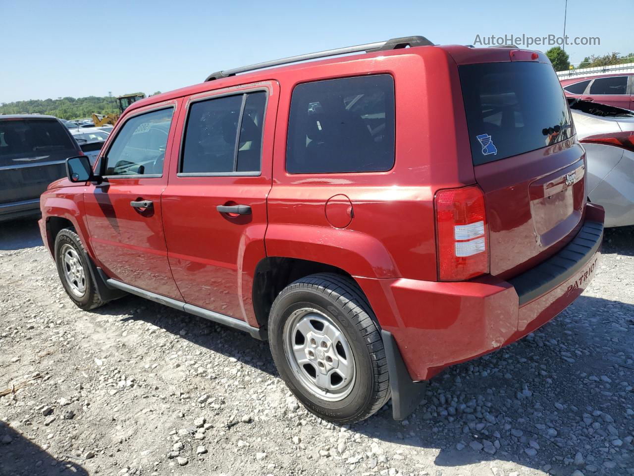 2008 Jeep Patriot Sport Red vin: 1J8FT28098D540297