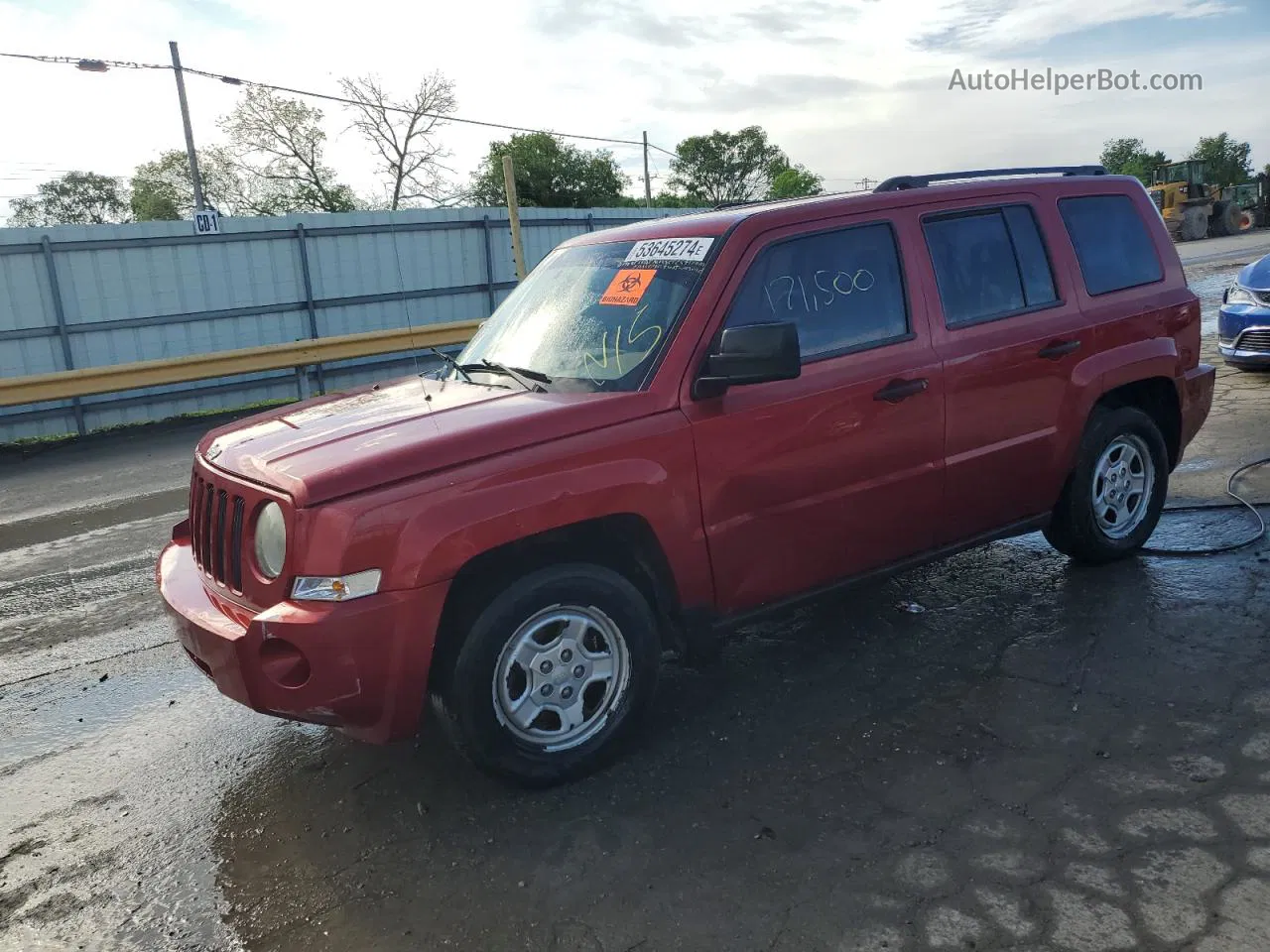 2008 Jeep Patriot Sport Бордовый vin: 1J8FT28098D706673