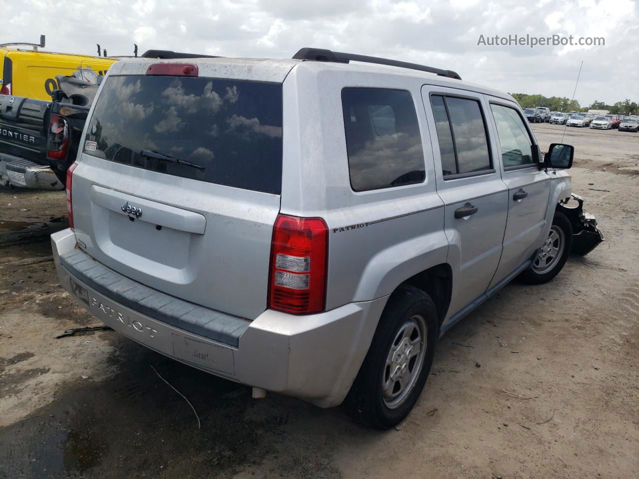 2008 Jeep Patriot Sport Silver vin: 1J8FT280X8D798148