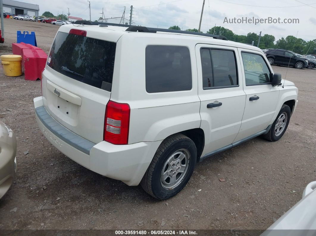 2008 Jeep Patriot Sport White vin: 1J8FT28W08D519911