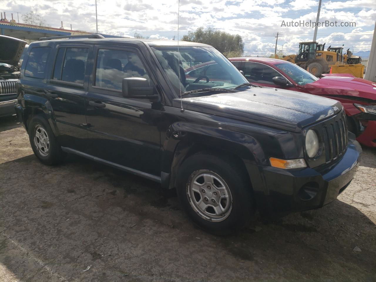 2008 Jeep Patriot Sport Черный vin: 1J8FT28W08D574262